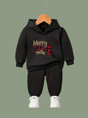 OERYUI Merry Christmas Hooded Pullover Pants Set Sports Spring Fall