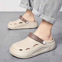 Men's Closed Toe Clogs Slip On Soft Sole Sandals