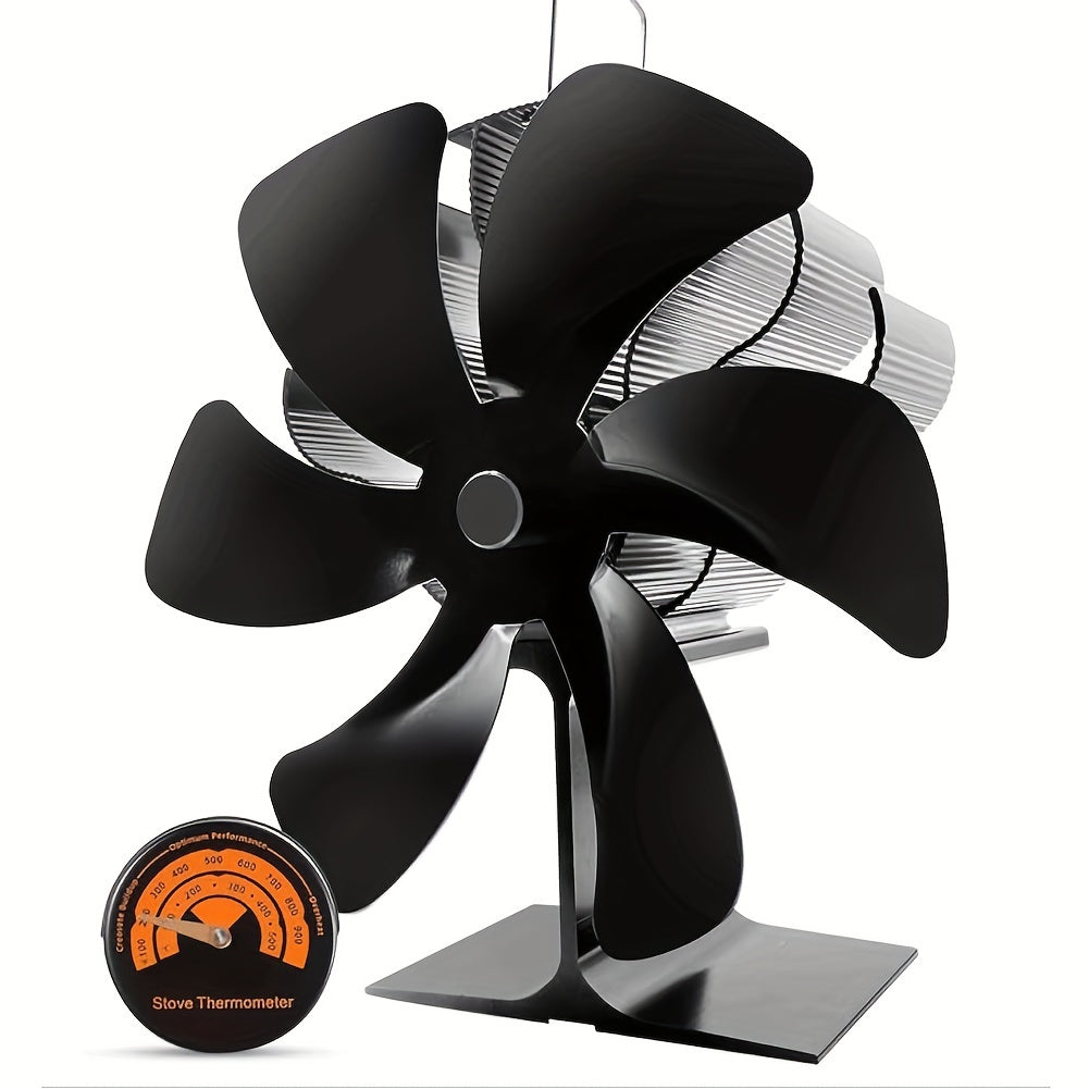 Aluminum Firewood Stove Fan with 6 Blades