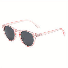 Vintage Round Frame Men's Sunglasses UV Protection