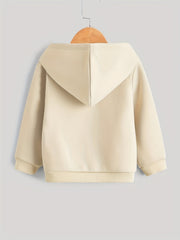 LOS ANGELES Letter Print Boys Hooded Sweatshirt for Kids