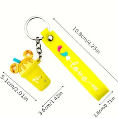 Ice Cream Cartoon Key Chain Birthday Gift