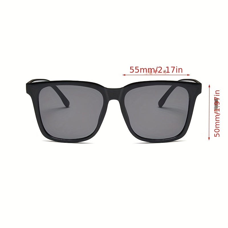 Men's Outdoor Square Shades Large Frame Sunglasses