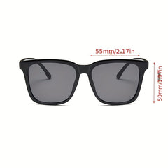 Men's Outdoor Square Shades Large Frame Sunglasses