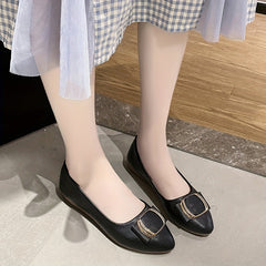 Women's Bowknot Flat Shoes Pointed Toe Slip On Comfy & Versatile Flats