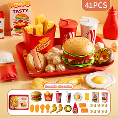 Kids Fast Food Set - Fried Chicken, Fries, Pizza, Birthday Gift