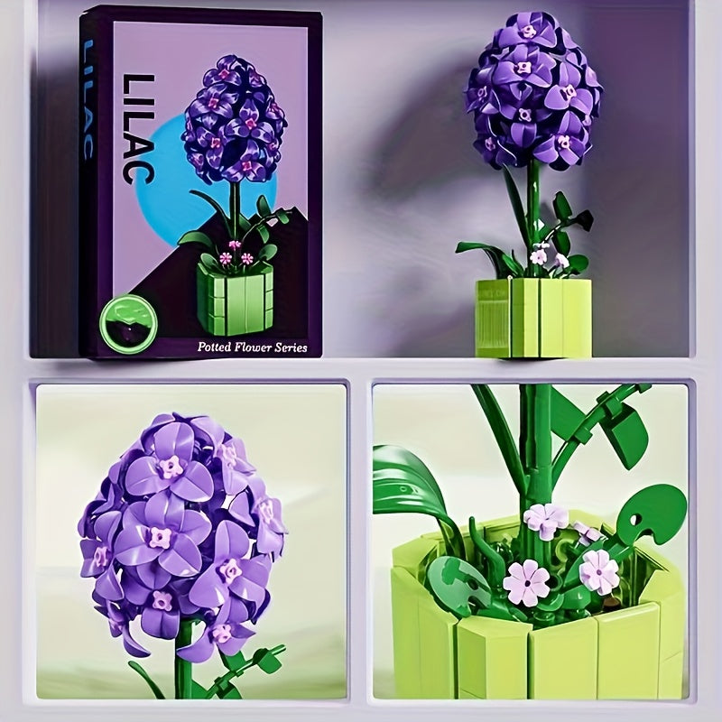 Building Blocks Flower Bouquet Assembly Set Plant Series Construction
