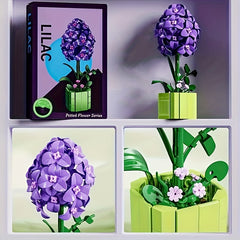 Building Blocks Flower Bouquet Assembly Set Plant Series Construction