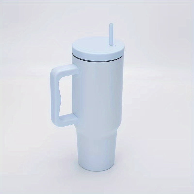 40oz Straw Tumbler Reusable Vacuum Double Wall Stainless Steel Cup