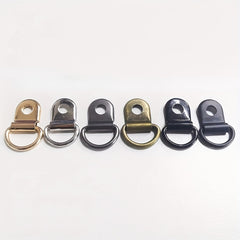 6 Sets Stainless Steel D Ring Buckles Bag Purse Strap Hooks Accessories