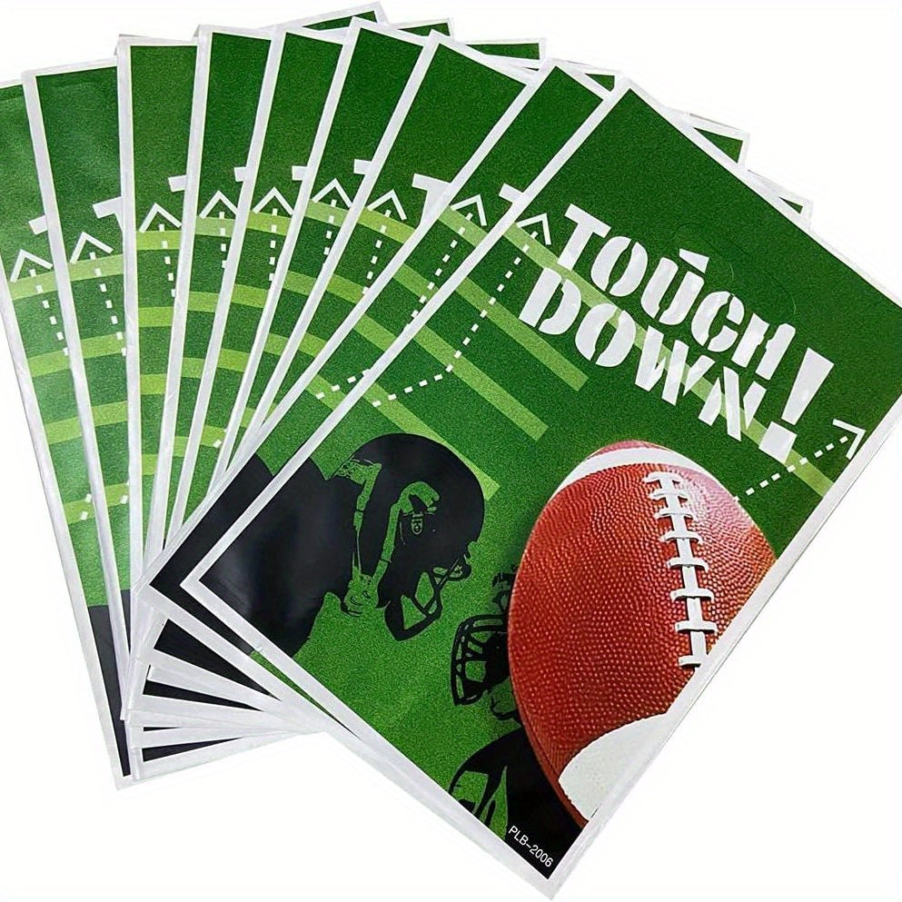 10pcs Basketball Treat Candy Bags for Kids Party Football Sports Goodie Bags