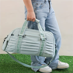 Women's Portable Luggage Bag Wet Dry Separation Fitness Bag Yoga Swimming
