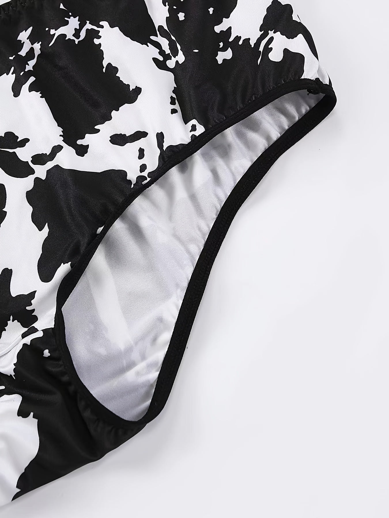 Cow Print Bra & Panty Set Medium Stretch