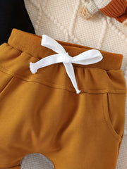 Boys Letter Print T-Shirt & Shorts Set