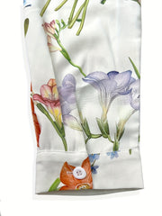 Men's Hawaiian Shirt Flower Print Short Sleeve Casual Summer Top