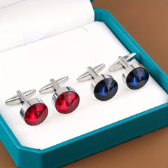 Round Cufflinks Business Shirt Clothing Buttons For Men And Women