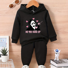 Toddler Baby Halloween Outfit Set Long Sleeve Sweatshirt Trousers