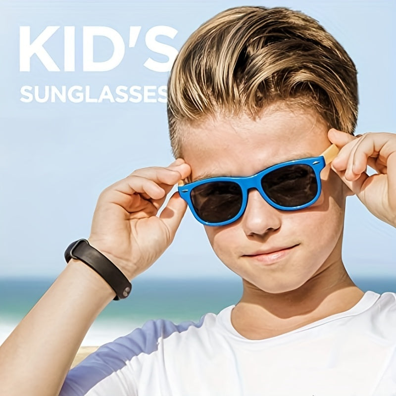 Kids Polarized Sunglasses Flexible TPEE Rubber Frame For Children Age 3-10