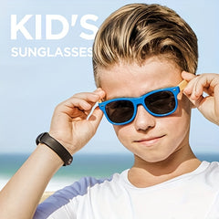 Kids Polarized Sunglasses Flexible TPEE Rubber Frame For Children Age 3-10