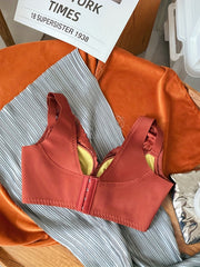 Lace Wireless Bra Breathable Push Up Lingerie