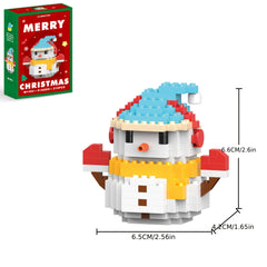 Girls' Christmas Tree Building Blocks Reindeer Bell Puzzle Toy