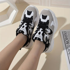 Chunky Sneakers Shock Absorption Non Slip Running Shoe