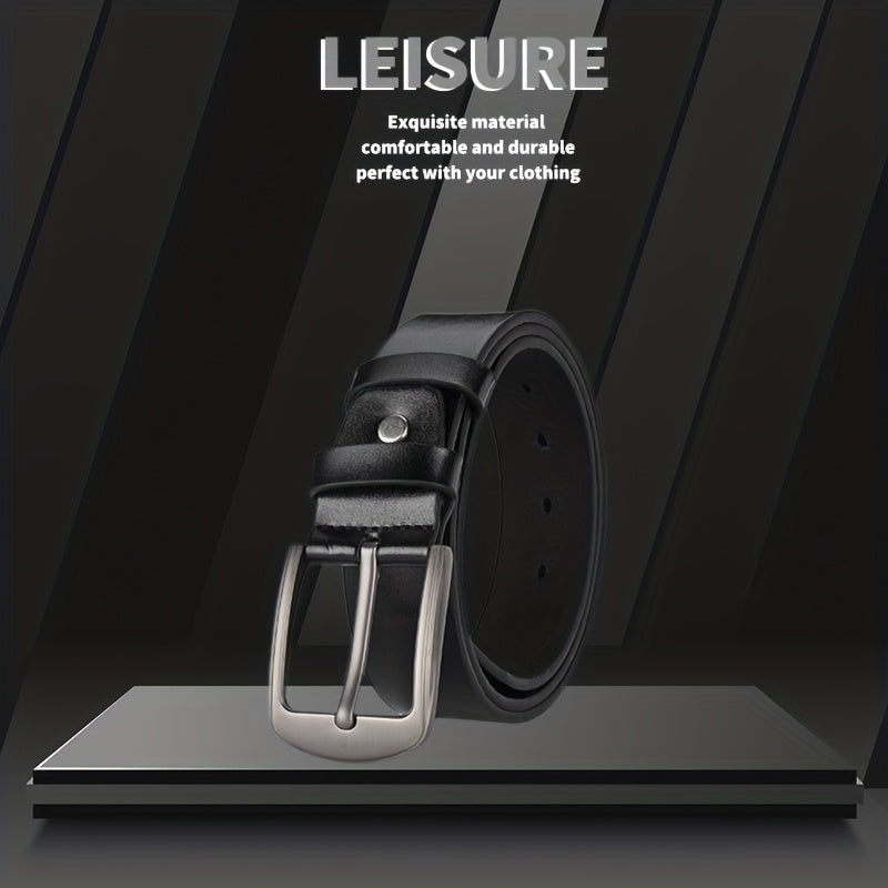 Men's Casual PU Leather Belt for Daily Use