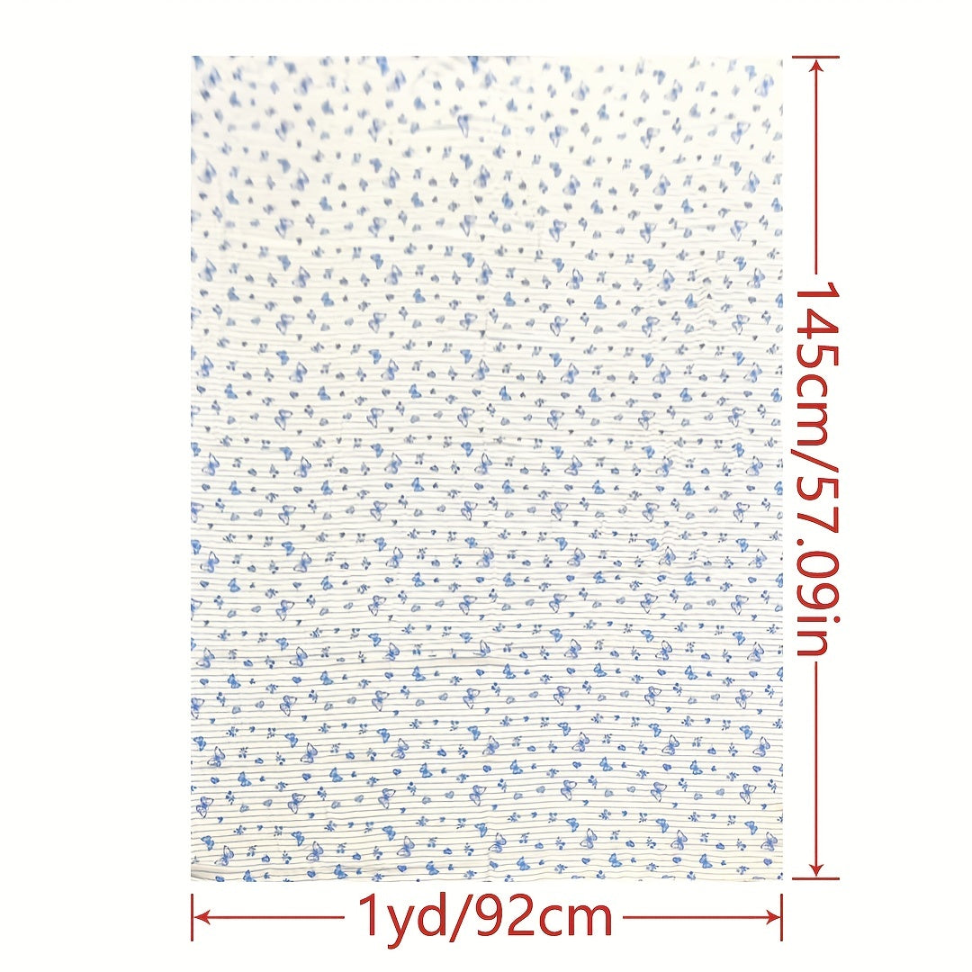 1yd DIY Cotton Fabric for Clothes Pants Dress Quilt Cover Cut Size