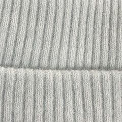Rabbit Fur Blend Knitted Beanie Hat Warm Ear Protection