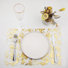 Glitter Foil Mesh Table Runner Roll Decorative Dining Table Centerpiece