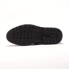 Men's Low Heel Loafer Shoes Non slip Slip On Dress Shoes