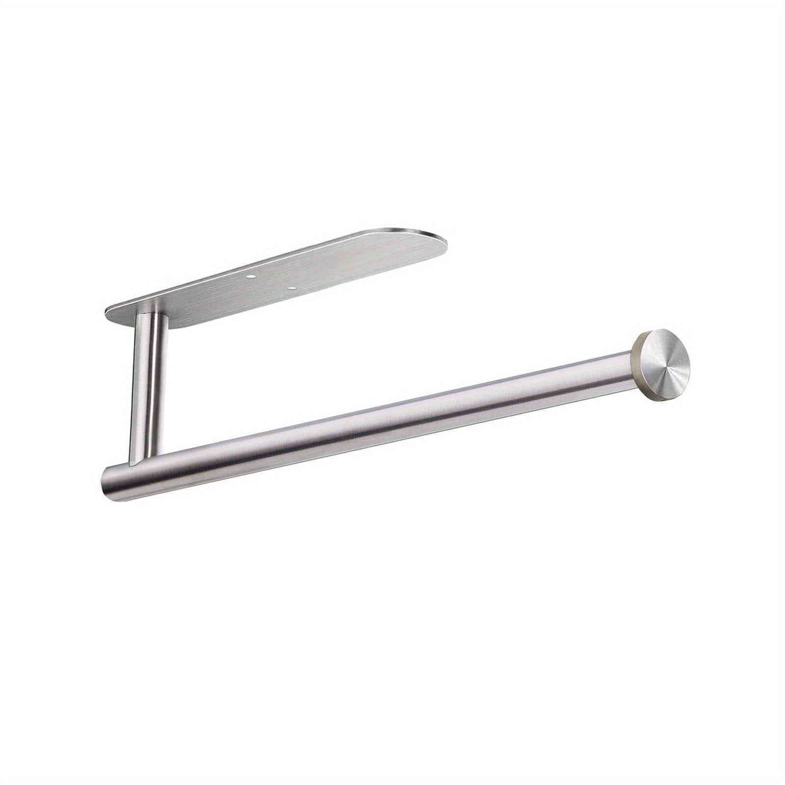 Paper Towel Holder Under Cabinet Self Adhesive Stainless Steel