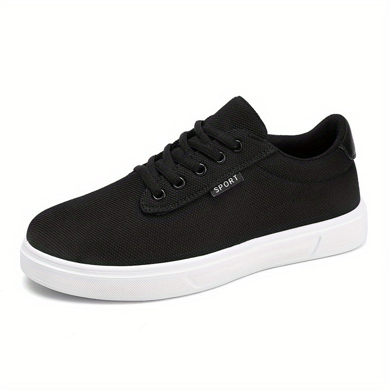 Men's Knitted Lace Up Casual Shoes Non Slip Sneakers