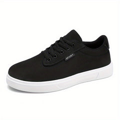 Men's Knitted Lace Up Casual Shoes Non Slip Sneakers