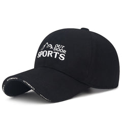 Letter Embroidered Winter Baseball Cap Middle aged And Elderly Cap Outdoor Cap