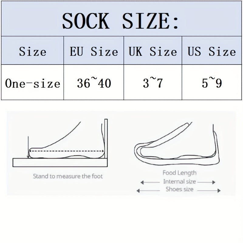 10 Pairs Solid Mid Tube Socks Women's Stockings