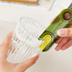 U-shaped Insulation Cup Cleaning Brush 3-in-1 Rotatable Brush