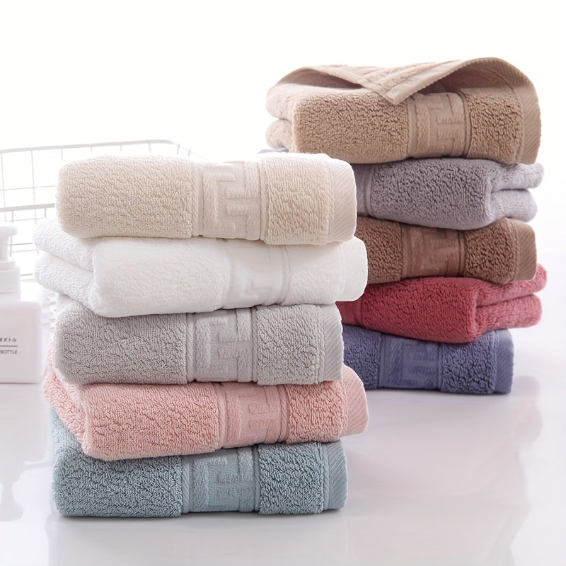 4pcs Cotton Hand Towel Set Soft & Absorbent Face Towels