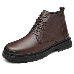 LAORENTOU Men's High Top Motorcycle Boots