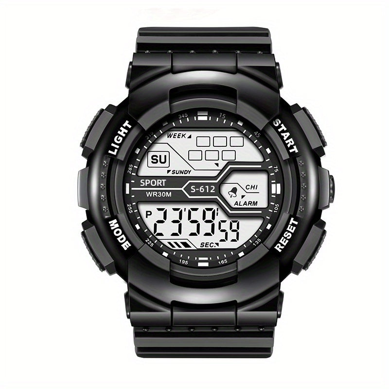 Waterproof Digital Watch for Boys with Luminous Display