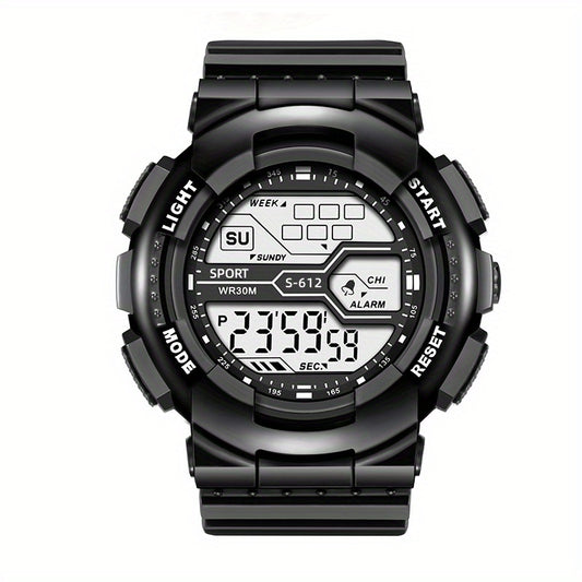 Waterproof Digital Watch for Boys with Luminous Display