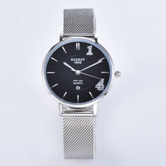 KUERST Teen s Watch Couple Mesh Strap Quartz Watch With Calendar