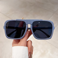 Leopard Brown Square Sunglasses UV Protection