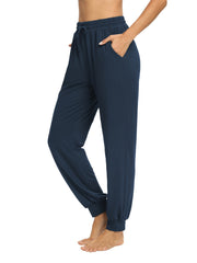Casual Drawstring Long Sweatpants Comfortable Pocket Joggers