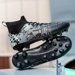 Boy's High Top Non Slip AG Football Cleat
