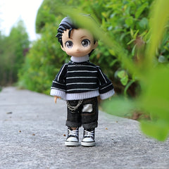 1pc Broken Chain Jeans Doll Clothing Gift