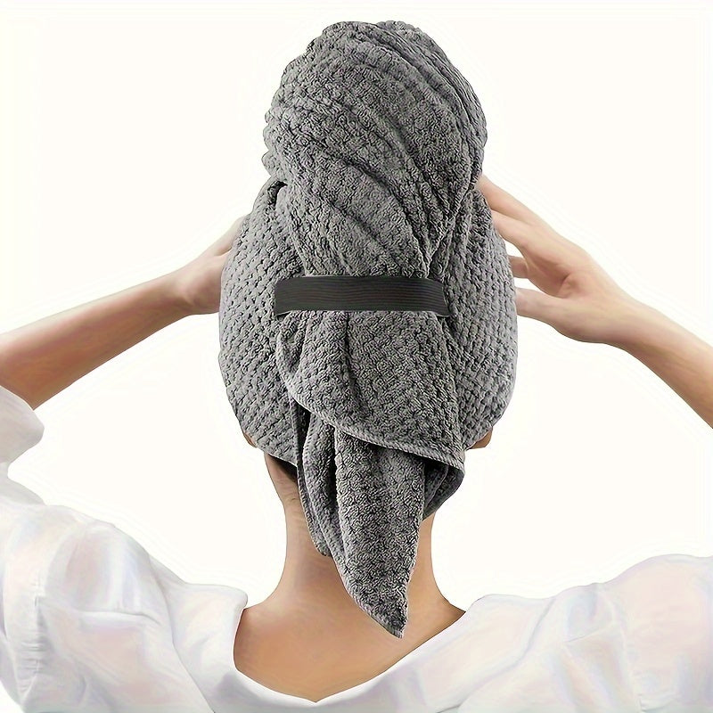 Microfiber Hair Towel Wrap for Wet Hair Absorbent Drying Towel