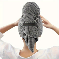 Microfiber Hair Towel Wrap for Wet Hair Absorbent Drying Towel