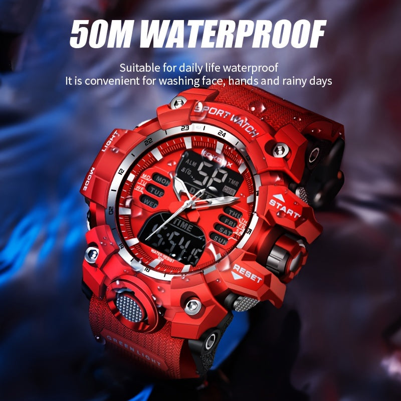Women's Military Sport Chronograph Watch Waterproof Quartz Digital