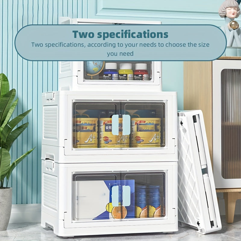 Folding Storage Box Household Transparent Finishing Box